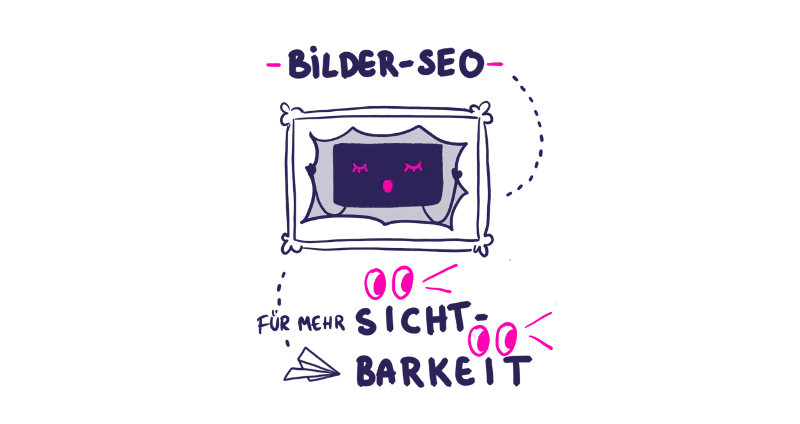 Sketchnote zu Bilder-SEO, das hilft, Website Traffic zu erhöhen und Sichtbarkeit zu steigern