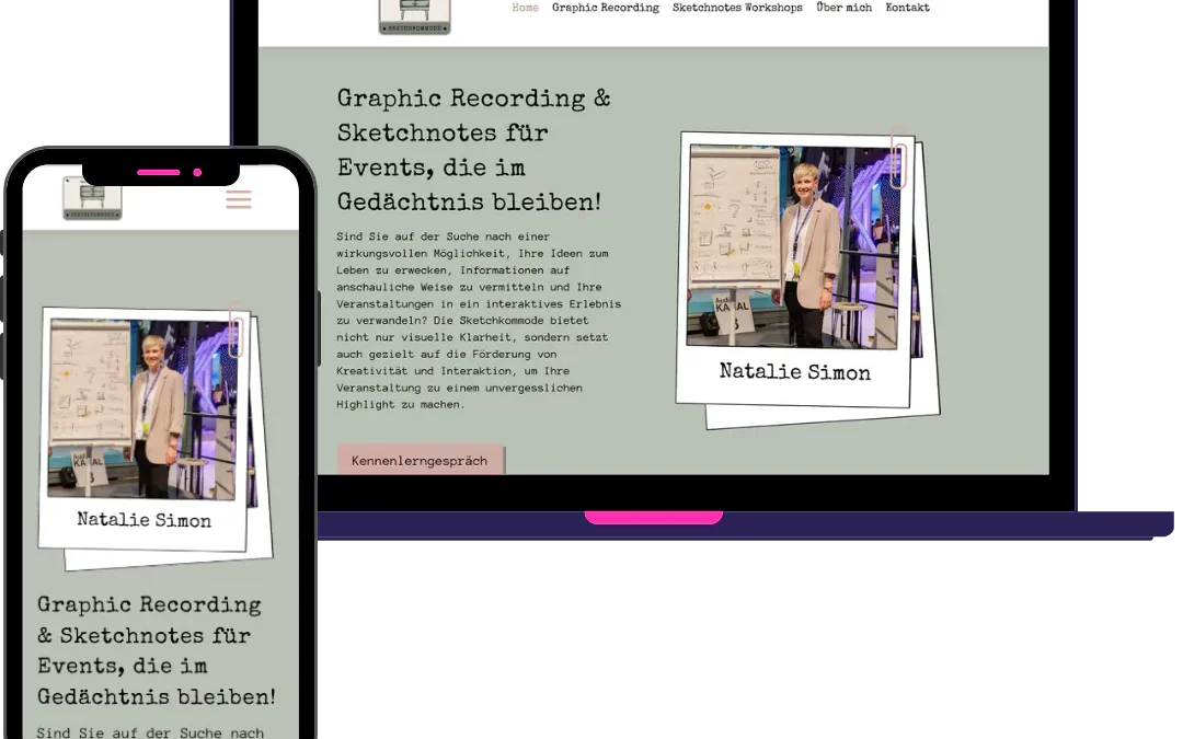 Relaunch einer Website- Natalie’s Projekt