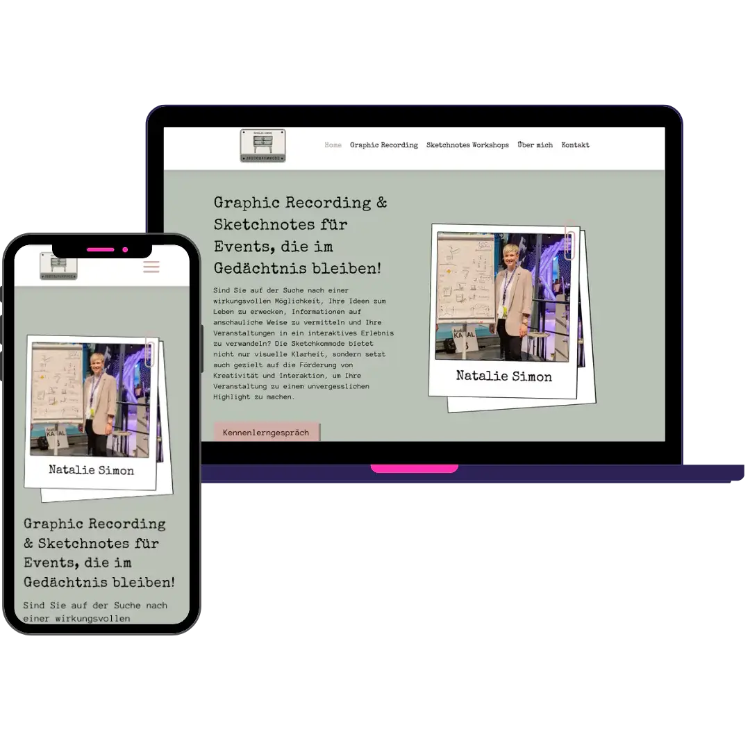 Relaunch einer Website- Natalie’s Projekt
